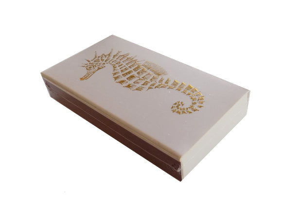 The Joy of Light Designer Matches Gold Seahorse on Embossed Matte 4
