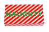 The Joy of Light Designer Matches Naughty or Nice Candycane Print Embossed 4" Collectible Matchbox