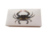 The Joy of Light Designer Matches Blue Crab on Embossed Matte 4" Collectible Matchbox