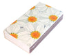 The Joy of Light Designer Matches Daisies on White Embossed 4" Collectible Matchbox