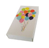 The Joy of Light Designer Matches 3D Balloons Embossed Matte 4" Collectible Matchbox