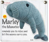Kamibashi Marley the Manatee The Original String Doll Gang Handmade Keychain Toy & Clip