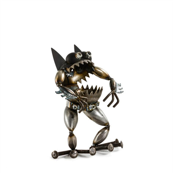 Sugarpost Metal Art Gnome be Gone Batcan