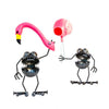 Sugarpost Gnome be Gone Flamingo Go Away Set