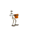 Sugarpost Welded Metal Art Grobot Robot Plant Holder