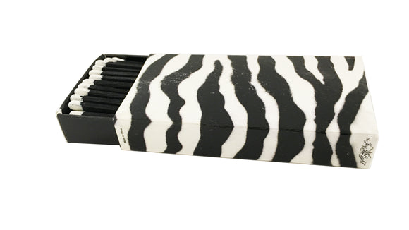The Joy of Light Designer Matches Black and White Zebra Print on Embossed Matte 4