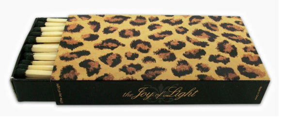The Joy of Light Designer Matches Leopard Print on Embossed Matte 4