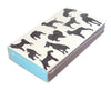 The Joy of Light Designer Matches Dogs Print Embossed 4" Collectible Matchbox