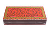 The Joy of Light Designer Matches Orange & Pink Cheetah Embossed Matte 4" Collectible Matchbox