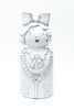 Hazy Mae Coco Bright White Ceramic Cookie Jar
