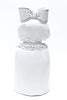 Hazy Mae Coco Bright White Ceramic Cookie Jar