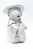 Hazy Mae Georgia Bright White Ceramic Cookie Jar