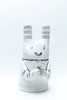 Hazy Mae The Gift Bright White Ceramic Cookie Jar