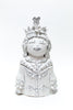 Hazy Mae Cleopatra Bright White Ceramic Cookie Jar