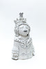 Hazy Mae Cleopatra Bright White Ceramic Cookie Jar
