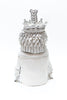 Hazy Mae Cleopatra Bright White Ceramic Cookie Jar