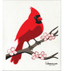Swedish Treasures Wet-It! Set of 2 Cardinals- Male and Female Super Absorbent, Reusable, Biodegradable All-Purpose Cleaning Cloth Towel