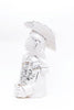 Hazy Mae Annie Oakley Bright White Ceramic Cookie Jar