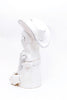 Hazy Mae Annie Oakley Bright White Ceramic Cookie Jar