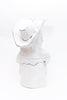 Hazy Mae Annie Oakley Bright White Ceramic Cookie Jar