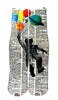 Artnwordz Major Tom Unisex Dictionary Art Socks