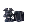 Hazy Mae Basquiat Satin Black Ceramic Cookie Jar
