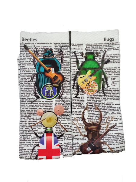Artnwordz Beetles Unisex Dictionary Art Socks