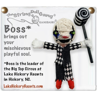 Kamibashi Boss the Clown Original String Doll Gang Keychain Clip