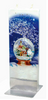 Flatyz Twin Wick Unscented Thin Flat Candle - Snow Globe