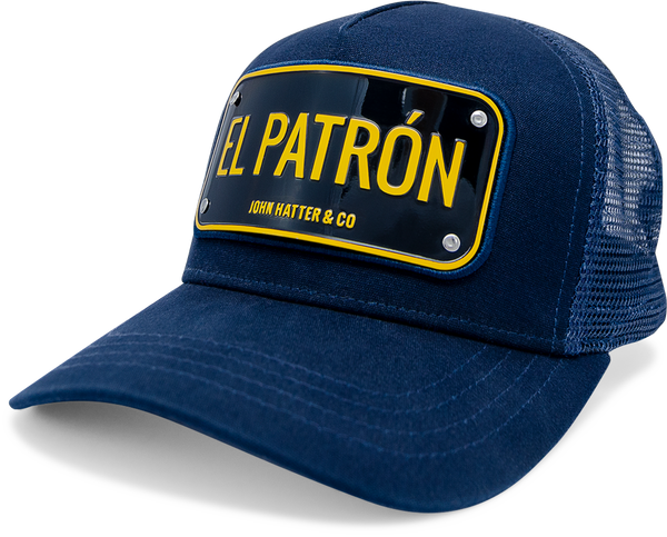John Hatter & Co El Patron Navy Blue Adjustable Baseball Cap Hat