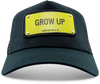 John Hatter & Co Grow Up Black Adjustable Trucker Cap Hat