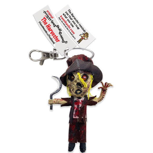 Kamibashi The Harvester Original String Doll Gang Keychain Clip