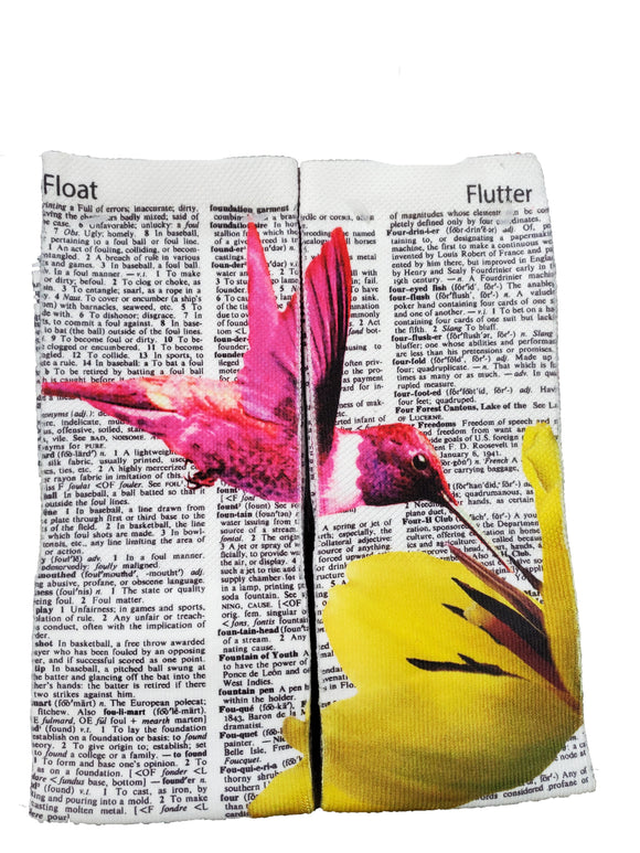 Artnwordz Hummingbird Unisex Dictionary Art Socks
