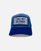 John Hatter & Co Wolf of Wall Street I Will Not Die Sober Blue Adjustable Baseball Cap Hat