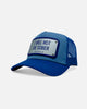 John Hatter & Co Wolf of Wall Street I Will Not Die Sober Blue Adjustable Baseball Cap Hat