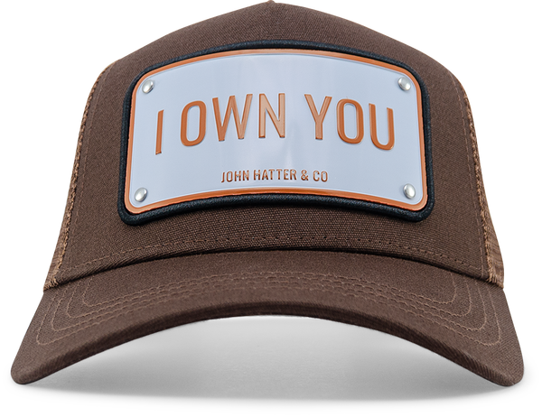 John Hatter & Co Broken City "I Own You" Brown Adjustable Baseball Cap Hat