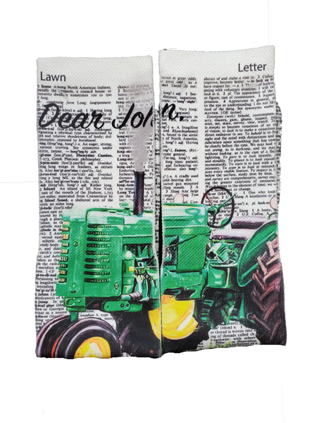Artnwordz Dear John Tractor Unisex Dictionary Art Socks