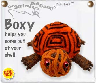 Kamibashi Boxy The Turtle Stringdoll Handmade Keychain Clip