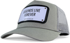 John Hatter & Co Legends Live Forever Grey Adjustable Trucker Cap Hat
