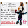 Kamibashi Lunatik Original String Doll Gang Keychain Clip