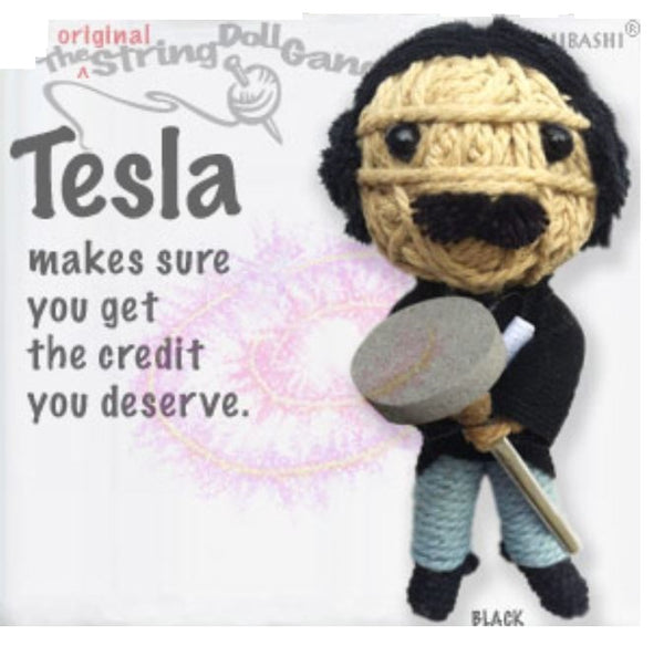 Kamibashi Tesla Credit You Deserve The Original String Doll Gang Keychain Clip