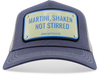 John Hatter & Co Martini Shaken Not Stirred James Bond Grey Adjustable Baseball Cap Hat