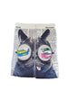 Artnwordz MEOW Sumo Cat Unisex Dictionary Art Socks
