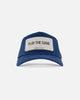 John Hatter & Co Play the Game Navy Blue Adjustable Trucker Cap Hat