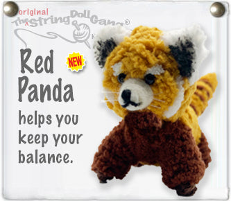 Kamibashi Red Panda Original String Doll Gang Handmade Keychain Toy & Clip