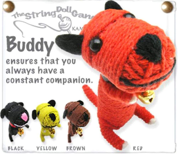 Kamibashi Buddy the Puppy Dog The Original String Doll Gang Keychain Clip