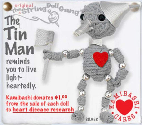 Kamibashi The Wizard of Oz Tin Man The Original String Doll Gang Keychain Clip