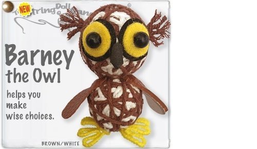 Kamibashi Barney the Owl The Original String Doll Gang Keychain Clip