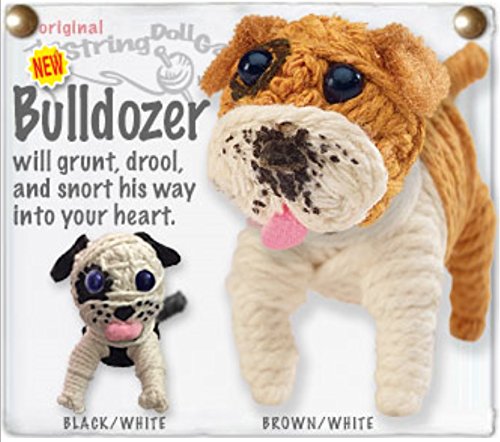 Kamibashi Bulldozer Bulldog Puppie The Original String Doll Gang Keychain Clip