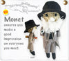 Kamibashi Monet Artist Painting The Original String Doll Gang Keychain Clip Toy
